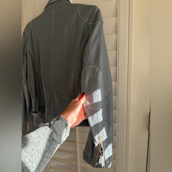 NWOT - Gipsy Leather Biker Jacket - Picture 10 of 10